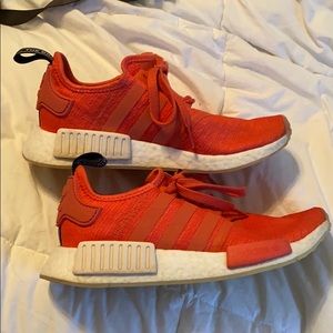 Adidas boost size 6.5, pretty red/orange color!